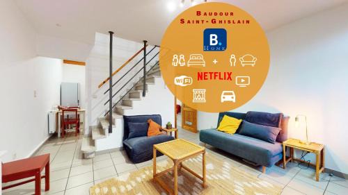 Baudour Casa | Comfortable house G00gle-SHAPE- Chièvres Air Base