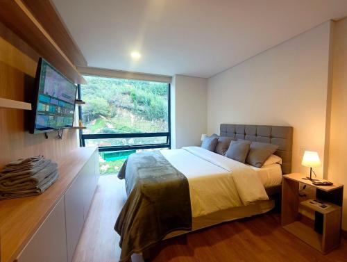 Usaquen Apartamento | AH/Loft vista Natural, Wifi 350 Mg, Bogotá Norte