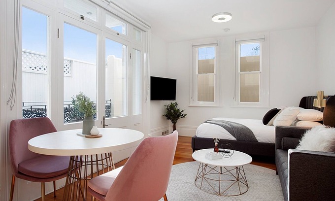 Glebe Apartamento | Cómodo estudio renovado cerca de la ciudad