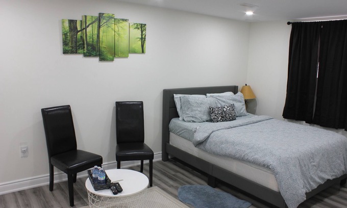 Grand River South Casa | Comfortable studio basement near KW airport and Chicopee