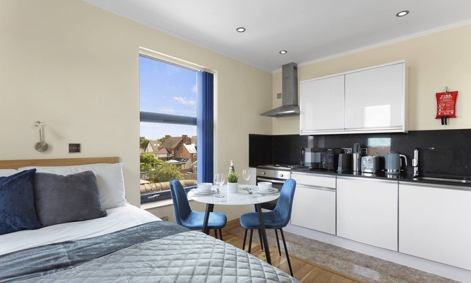 West Bridgford Apartamento | Apartamento-De Lujo-Baño con ducha