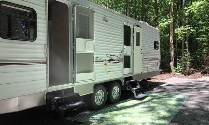 Rumford Center Casa | Comfy camper rental in the Western Mountains of Maine