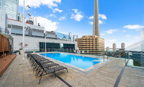 Toronto Entertainment District Apartamento | Comfy Front Wellington Suites CN Tower Rogers Centre & Free Parking