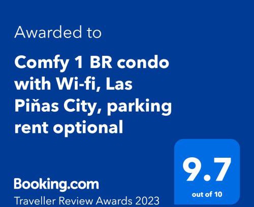 Las Pinas Apartamento | Comfy Studio unit with Wi-fi, Las Piňas City, parking rent optional