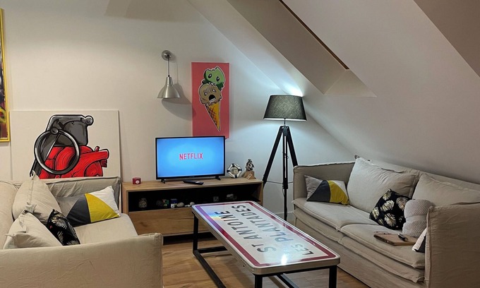 Montoir-de-Bretagne Apartamento | Complete apartment with fiber netflix close to amenities