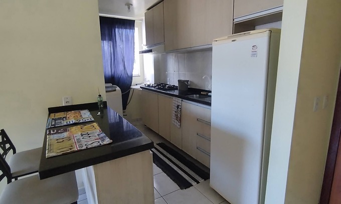 Xanxere Apartamento | Complete apartment, 2 bedrooms, barbecue, office, bedroom, books, playground