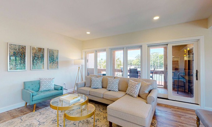Shelter Cove Villa | Completely Updated Two Bedroom Condominium with Sweeping Marina Views!