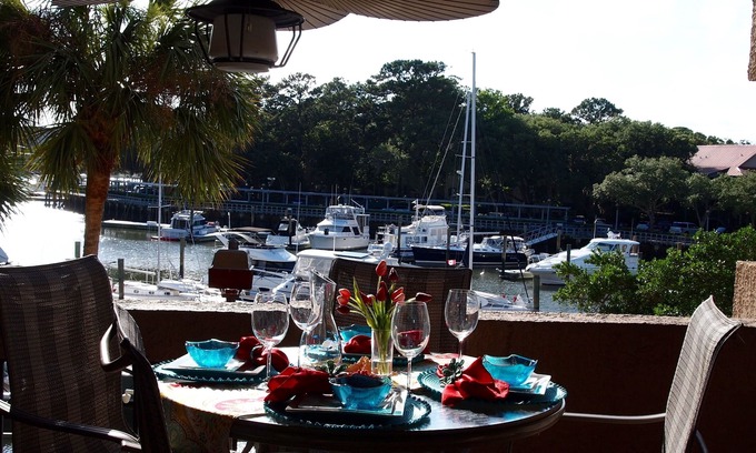 Shelter Cove Villa | Condo en el agua en Shelter Cove Harbour!