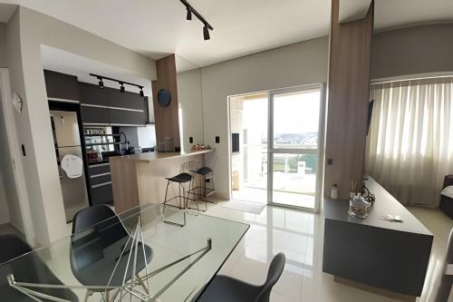 Centro Apartamento | Condomínio com vista da Serra do Mar