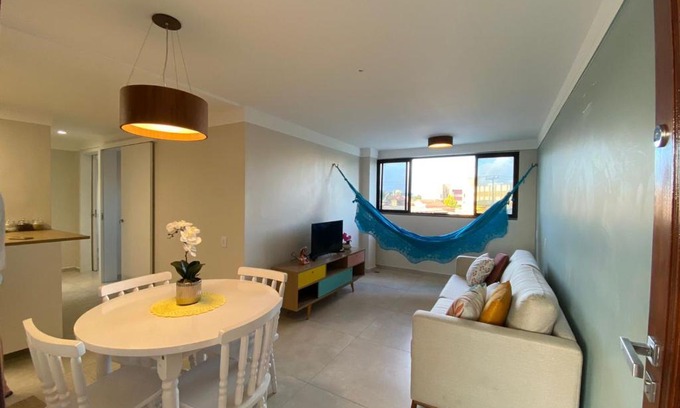 Capim Macio Apartamento | Condomínio com piscina na praia de Ponta Negra