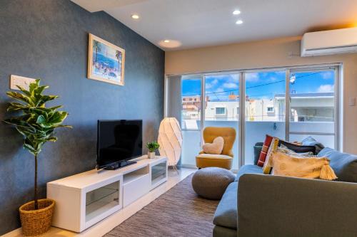 Chatan Hotel | Condominium Luana 築浅2LDK 宮城海岸徒歩2分 American Village 車で10分
