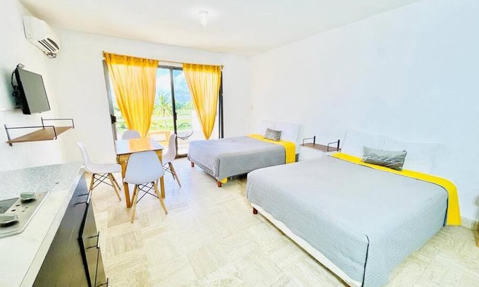 Zona Hotelera Apartamento | Confortable Apartment 1 bedroom for 6,HotelZone 3 -Gre321-
