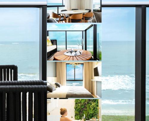 Barra Velha Apartamento | Conforto e Estilo Vista para o Mar Hidromassagem Wi-Fi Ar Condicionado Vaga Privativa e a Passos da Praia