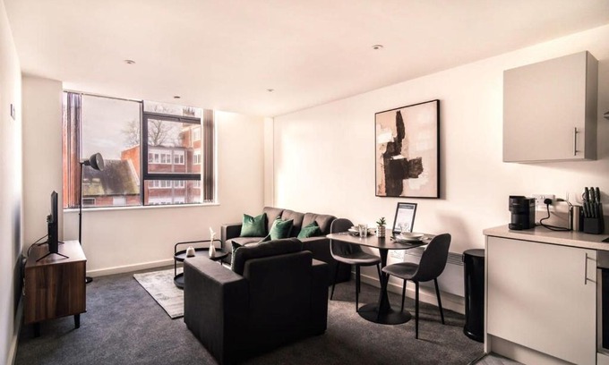 Preston Apartamento | Contemporary 1 Bed Apartment in Central Preston