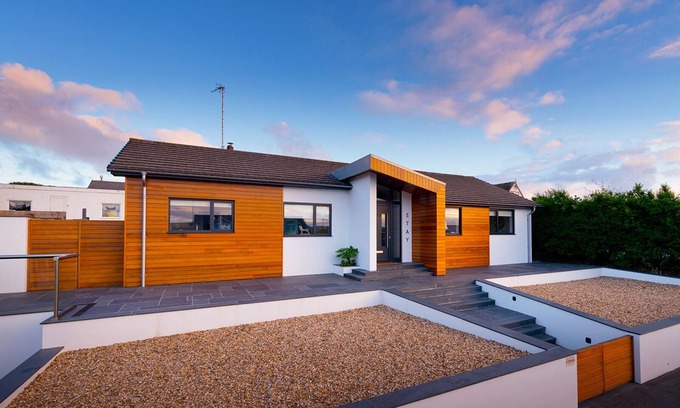 Widemouth Bay Casa | Casa de playa contemporánea - ¡Perfectamente ubicado en la bahía de Widemouth!