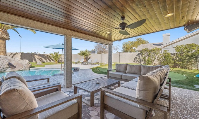 La Paz At Desert Springs Casa | Contemporary oasis with an amazing pool, enclosed yard, washer/dryer, & AC