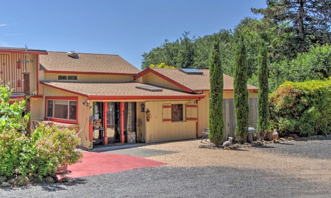 Graton Casa | Granero convertido en Sebastopol w / Patio privado!