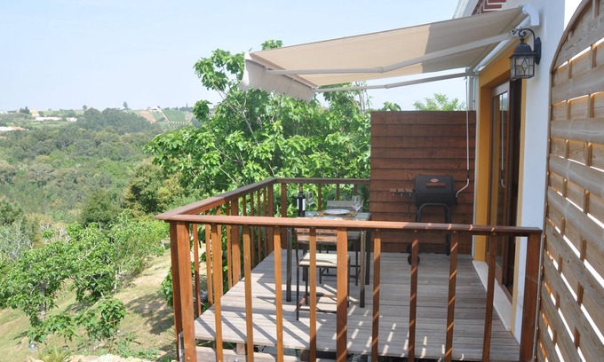 Obidos Apartamento | Establos convertidos - estudio doble 8 km Obidos con terraza elevada y cocina completa