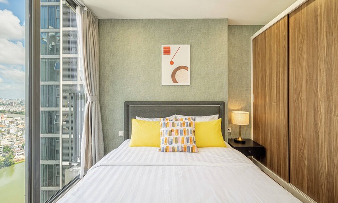 Tan Thuan Tay Apartamento | Cool and New 3Brs Apartment - Amazing view - Free Pool&Gym - D7