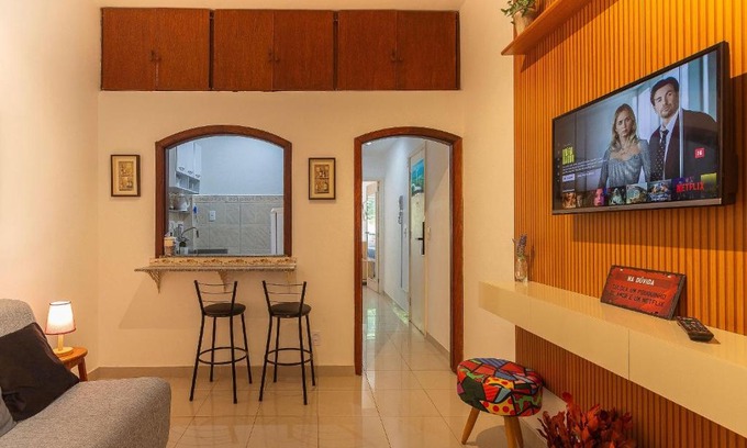 Leme Apartamento | Copacabana Refúgio na Beira da Praia