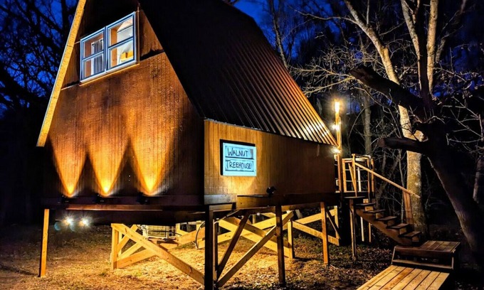 Newport Otro | Copper Tiny A Frame on Glamping Goat Farm Sleeps up to 4
