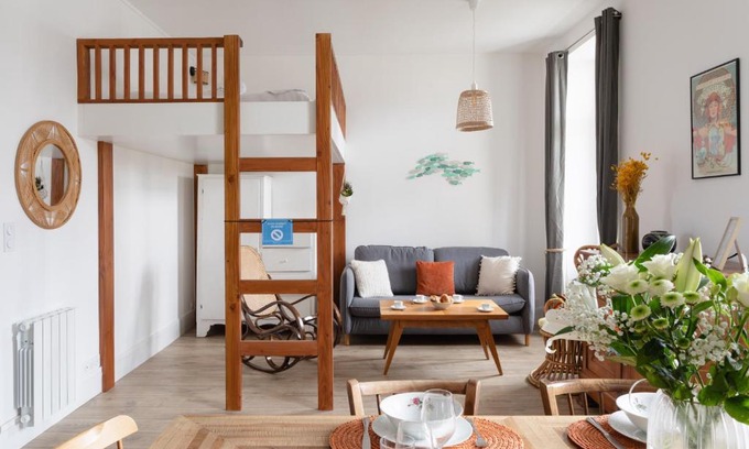 Parame Apartamento | Coquillages et Crustacés - Apt avec balcon vue mer