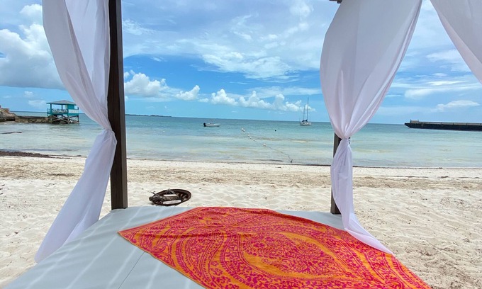 Spanish Wells Cabaña | Coral Cove Beach Cottage GRATIS carrito de golf de 4 plazas y 2 kayaks 1 s u p