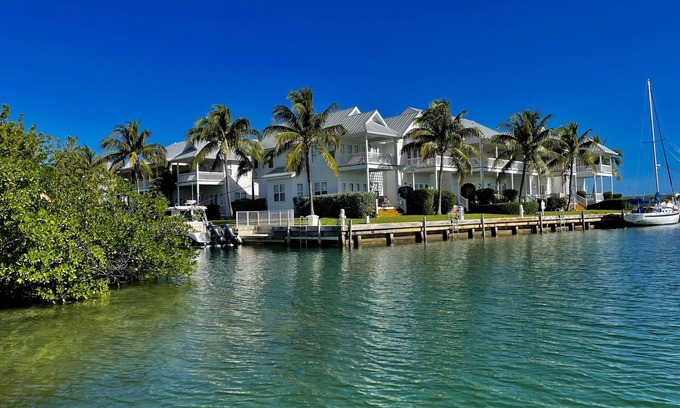 Key Colony Beach Casa | Coral Lagoon #13: Pool, Water Views, at Vaca Cut with Gulf & Atlantic Access