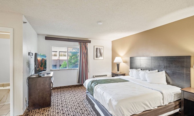Wichita Hotel | Coratel Suites - Deluxe Suite 1 King Bed with Sofa Bed Non Smoking