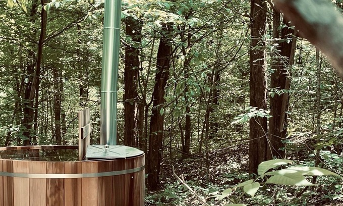 Chestnut Mound Alquiler De RV | Cordell Cove GLAMPING with PRIVATE HOT TUB!