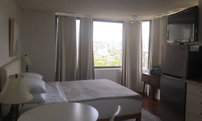 McCully - Moiliili Apartamento | Estudio de la Unidad de Esquinas en Waikiki