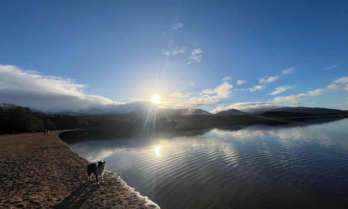 Boat of Garten Cabina | Corrie Fee Lodge, Boat of Garten,sleeps 4, pet friendly, large deck