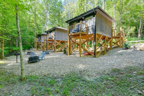 Cosby Apartamento | Cosby Wilderness Cabin Studio with Fire Pit