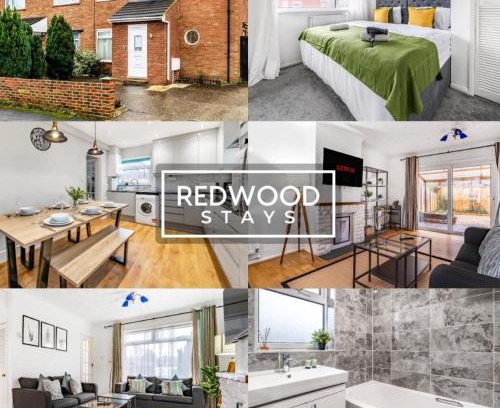 Camberley Casa | COSY 3 BEDROOM SERVICED HOUSE WITH FREE FAST WiFi AND PARKING FOR 2 CARS, ITS PERFECT FOR BUSINESS STAYS, FAMILIES, RELOCATIONS, EXTENDED STAYS AND EMERGENCY ACCOMMODATION by REDWOOD STAYS