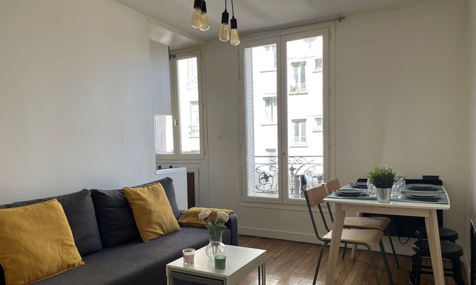 Pantin Apartamento | Cosy 30 m² love cocoon in Pantin