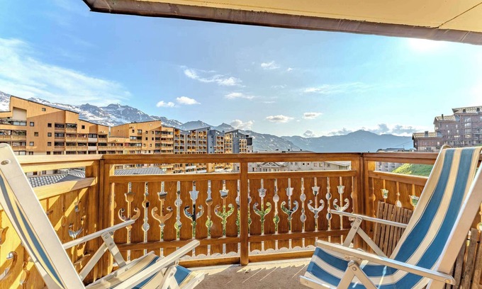 Val-Thorens Apartamento | Cosy 6p Apartment in Val Thorens 3 Vallees
