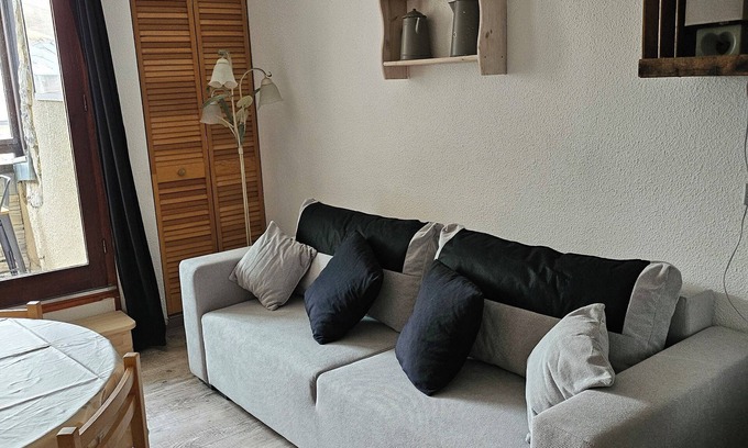 La Mongie Apartamento | Cosy apartment in a 4/6-person residence at La Mongie resort