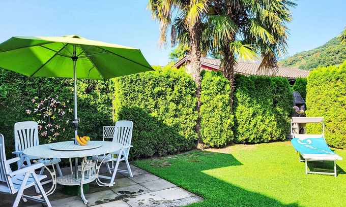 Caslano Apartamento | Bonito apartamento para 4 personas con TV, patio, mascotas permitida y aparcamiento