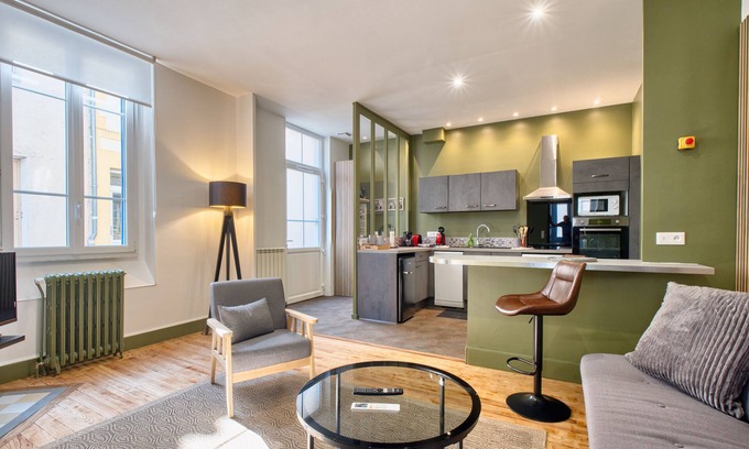 Eymet Apartamento | Apartamento acogedor en Eymet – Climatizado, a dos pasos de restaurantes y del pueblo