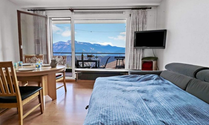 Randogne Apartamento | Cosy apartment with magnificent view