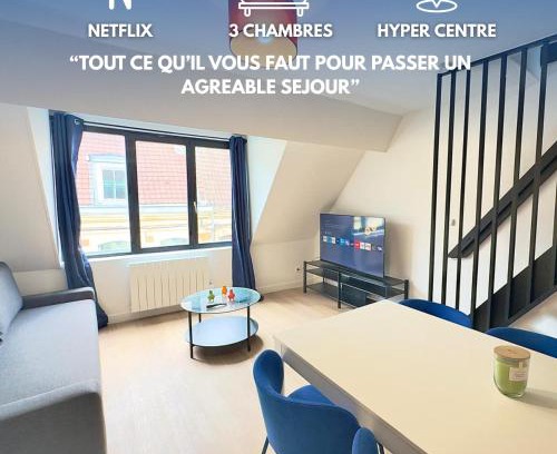 Douai Apartamento | Cosy appart- 6 pers Netflix Hyper centre Douai