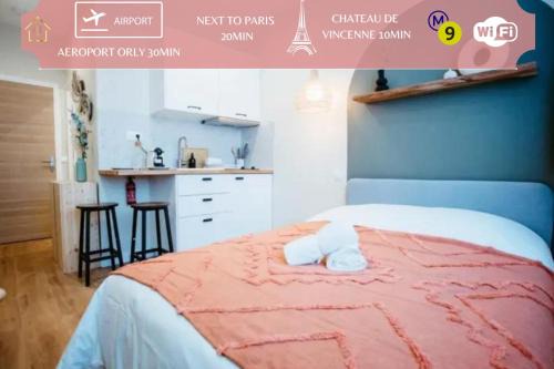Montreuil Apartamento | Cosy Appart hôtel Next to Paris