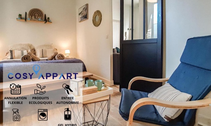 Quartier Saint-Marc - Croix de Pierre - Saint-Nicaise Apartamento | Cosy'Appart - LA ROSE