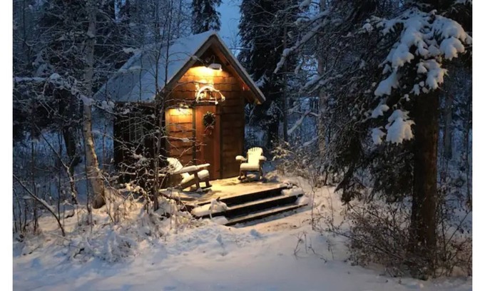 College Cabina | Cosy Artist Retreat for 2 - private tiny house with access to full, private bath