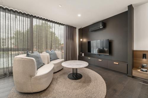 Braddon Apartamento | Cosy Braddon Studio with BBQ Area