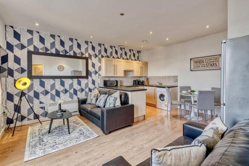 Wigan Apartamento | Cosy Central 2-Bed Flat City View & Parking