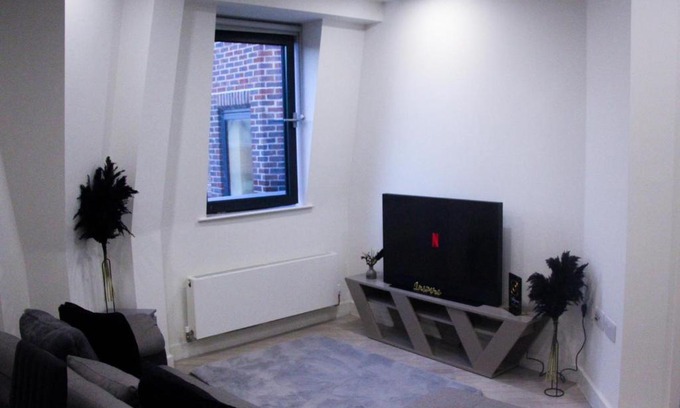 Bedford Apartamento | Cosy Central Bedford Apt - Free Parking, Gym, Netflix & Sky