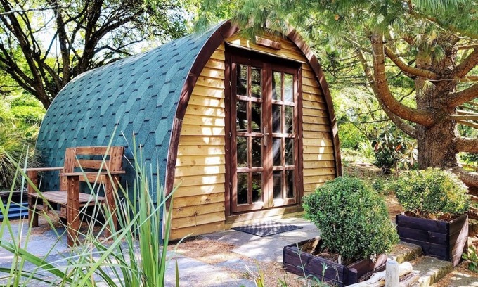 Saltash Cabina | 'Juniper' The Cozy Pod en The Greenhouse Spa Retreat - Glamping Cornwall