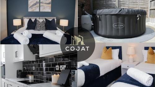 Colchester Apartamento | Cosy Luxe 3Bed Retreat Hot Tub BBQ Parking Near Town Perfect for Contractors Families Short & Long Stay