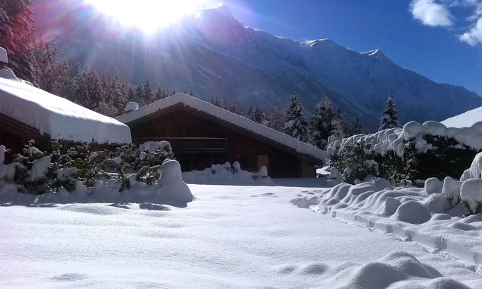 Les Tines Chalet De Esquí | Chamonix Les Tines: Casa de montaña (madera / piedra) - Chamonix Les Tines